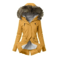 Ženska jakna Ženska dnevna plus veličina zimski kaput rever ovratnik dugih rukava Vintage ženska jakna