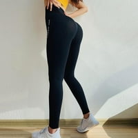 Žene visoke struk kaprisu trčanje hlače Brze suhi sport joga hlače tietoc