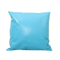 Mnycxen Fau kožne jastuke bacaju jastučnicu kauč na kauču kućni dekor čvrste boje 45x45