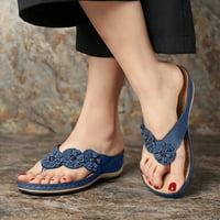 Sandale žene klinovi Flip flops kopče cipele za kaiševe