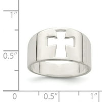 Sterling srebrni prsten za rezanje - veličine 7