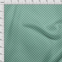 Onuone viskoze šifon zelene tkanine Geometrijski šivanje zanatske projekte Tkanini otisci na širokoj