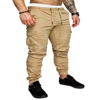 Spring Hue Muškarci Cargo Combat Vojne pantalone Hip Hop Pocket Hlače Srednja odjeća