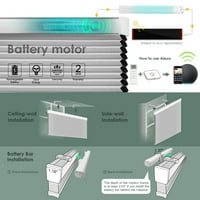 Yoola Smart motorizirana ćelijska nijansa zatamnjenje saća automatske žaluzine bežične električne rolete