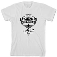 Legende su rođene u aprilu muške košulje - ID: 2243