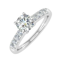 Carat Diamond Angažman prsten u 14k bijelo zlato