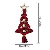 Beppter Božićni dekor Dekor Božićne drva Ručno tkani ukrasi Božićni ukras Privjesak Viseći zid viseći jednostavne zateme