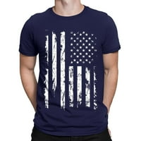 Košulje za muškarce Muškarci T majica Dan nezavisnosti 3D Digitalni tisak casual osnovni tee vrhovi