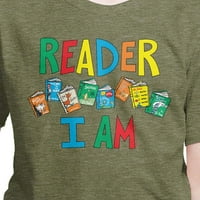 Dr. Seuss - čitač I AM - grafička majica kratkih rukava za mlade i mlade