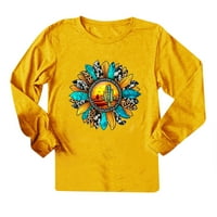 Modne žene Ljetni pulover s dugim rukavima, pulover pune boje, pulone bluza na vrhu hot8sl4868316