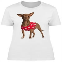 Chihuahua sa duhovitim majicama Majica - MIMage by Shutterstock, ženska XX-velika