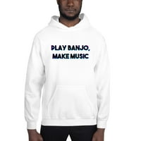 Tri Color Play Banjo, napravite muzičku duksevu pulover duksere po nedefiniranim poklonima