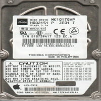 MK1017Gap, A0 A4,01b, HDD P Ze T, Toshiba 10GB IDE 2. Tvrdi disk