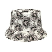 Šeširi za muškarce Žene odrasli modni tisak suncobranskih šešir ribarskih kapu za sliv na otvorenom kašikom ljetni šeširi za žene
