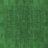 Ahgly Company Indoreni pravokutnik Sažetak Smaragdno zeleni modernim prostirkama područja, 2 '3'