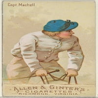 Kapetan Machell, iz trkačkih boja Svjetske serije za Allen & Ginter Cigaretes Poster Print