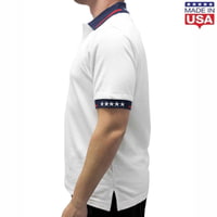 TheFlagshirt muške patriotske taktičke polo majice u Accentima American zastave