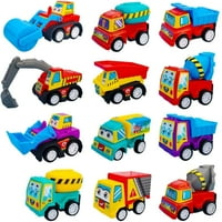 Povucite stražnju automobilu inercija inercija za povratak CAR Kids Obrazovni igrački dječaci Građevinski