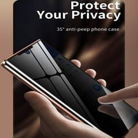 Anti Peep Magnetic Samsung Galaxy S Plus Case Dvostrana privatnost Temperirani stakleni ekran Zaštita od udara i zaštita otporna na ogrebotine