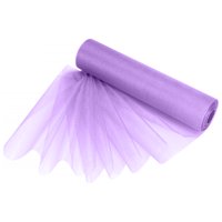 Sredstvo za šišanje LISTA PURPLE Organza Roll Sning Sheer Glitter Tkanina za ukras za zabavu