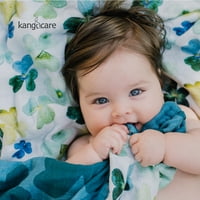 Kanga Care Serene Premium viskoza bambusa Muslin Dvostruki sloj Reverzibilni beba pokrivač - djetelina