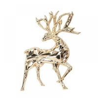 Izvrsna i slatka zlatna božićna jelena životinja muške broš ženske odjeće svestrani dodaci