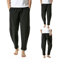 Nova moda, axxd posteljina labava lagana elastična hlače za struk yoga home hlače čišćenje teretnih