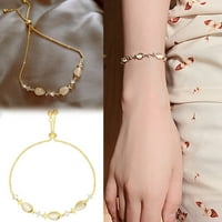 ZTTD modni nakit Zlatni lanac Opal ribe oblika kubičnih cirkonije dijamantskih teniskih narukvice