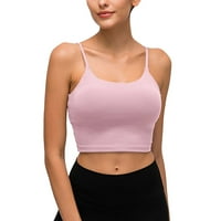 Svakodnevne grudnjak ružičaste žene stražnji prsa sakupljeni sa grudima Gymnsis Sling Yoga Vest XL