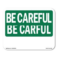 Budite pažljivi znak - budite pažljivi naljepnicu OBAVEŠTENJE SIGURNOSTI