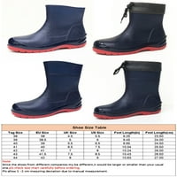 Avamo muškarci Rain Boots Čelični nožni cipele za radne cipele Teška sigurnosna cipela Muška kiša Udobna