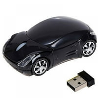 Bežični automobil miša, 2.4G optički ergonomski računalni miš sa USB prijemnikom pogodnim za računarski
