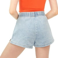 Ženske kratke kratke hlače Lagane elastične kratke hlače od elastike Summer SOLD labavi kratki casual comfy vruće kratko (XL, plava)