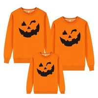 Porodica podudaranje Halloween Hoodie Sweshirts Ugly džemperi Jumper za mamu Tata Kids Obiteljske majice