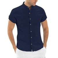 Muška majica Ležerne prilike modernog muškog ljeta Čvrsta casual plus veličina labave košulje košulja