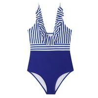 Jedno kupaće kostimi Žene Striped Flyne rukave Ogrom kupaći kostimi Monokini kupaći kostim za žene
