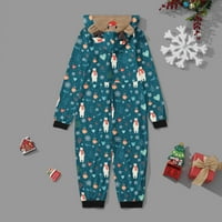 Za ženska modna dječja djeca za božićnu porodicu koja odgovara pidžami slatka velika glava jelena ispis