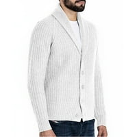 Levmjia Blazer jakne za muškarce veliki i visoki čišćenje Muški pleteni džemper ovratnik odvjetni ovratnik