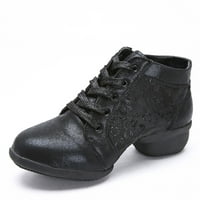 Miayilima Crne sandale Žene Ležerne prilike Casual Comfort plesne cipele za žene Latino plesne cipele