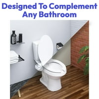 Greenco Bide Priključak za toaletna raspršivač za toaletno sjedalo, jednostavan za instalaciju, neelektrični bide s podesivim mlaznim sprejom za svježe vode, bidei za postojeće wc-ove - Pribor i uputstva