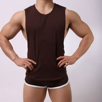 GATHRGYP MENS PLUS majice bez rukava, muškarci sportovi i fitnes ispod majica s velikim manžetnim seksi