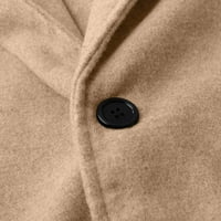 Gubotare Muške kišne jakne kaput rever ovratnik dugih rukava kožna kožna jakna Vintage zgušnjana kaput
