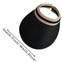 Ženski ljetni sunhat zaštita od sunca pletenje slikovano modno casual hat casual šešir za planinarenje