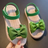 Sandale za djevojke za djevojke Dječje djece Dječje djevojke Soild Bowknot Princress Cipele Soft Sole