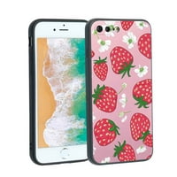 Strawberries-futrola za telefon za iPhone plus za žene Muška Pokloni, Mekani silikonski stil Otporni