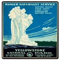 Prostor znakovi Ranger Naturalist Service Vintage Sign Vintage Metal znak