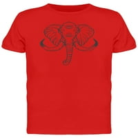 Majica sa slonom za lice - Mumbe-majica shutterstock, muško 3x-velika