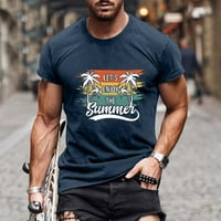 Ljetna košulja za muškarce, Ležerne prilike, Ležeran okruglica 3D Digitalni ispis Pulover fitness sportske kratke hlače rukave majice Bluza šorc