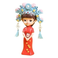 Figurice Girlfigurine Resin Gifts Doll Godina Nova lunarna favorizira Ndynasty Suvenir Minijaturni lonac za ukrašavanje ljepote