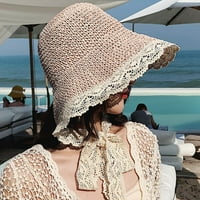 Cocopeaunt HT Sun Hat Women Proljetni Ljetni šešir Novi čipka na plaži sa širokim rubom na plaži Hat